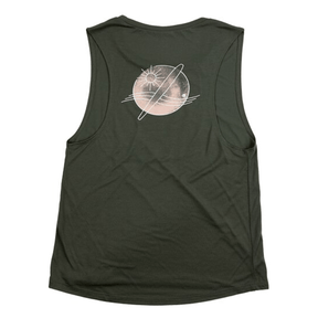Radar Lyric Women's Tank in Military Green - BoardCo