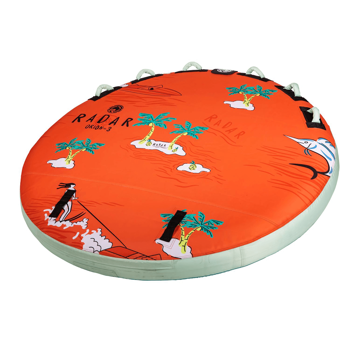 Radar Orion 3 Marshmallow Top 3 Person Tube Islands / Coral / Sea Foam - BoardCo