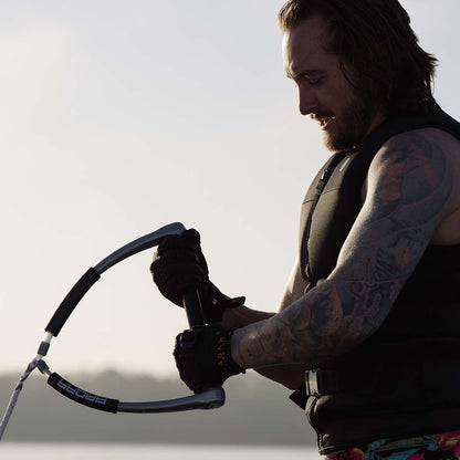 Radar Sure Grip 13 in. Water Ski Handle w/8 Section Mainline - BoardCo