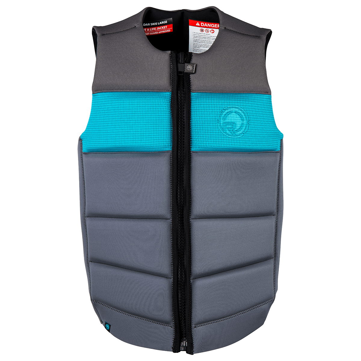 Radar Tidal Limited Comp Wake Vest in Grey/Reef Blue - BoardCo