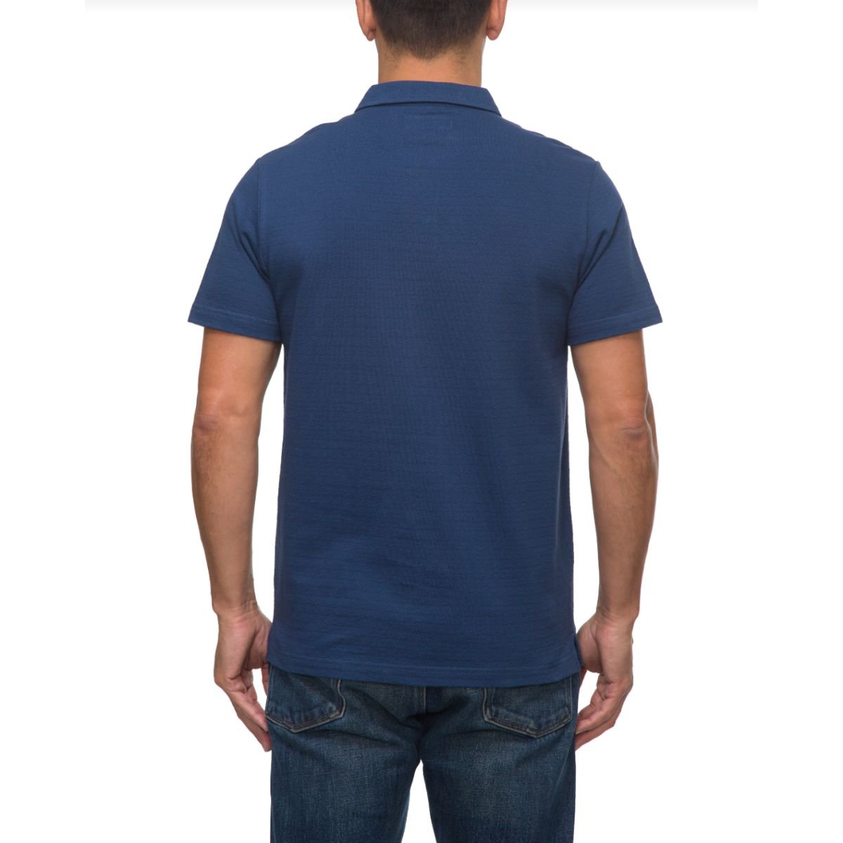Reef Atwell Short Sleeve Knit Polo in Insignia Blue - BoardCo