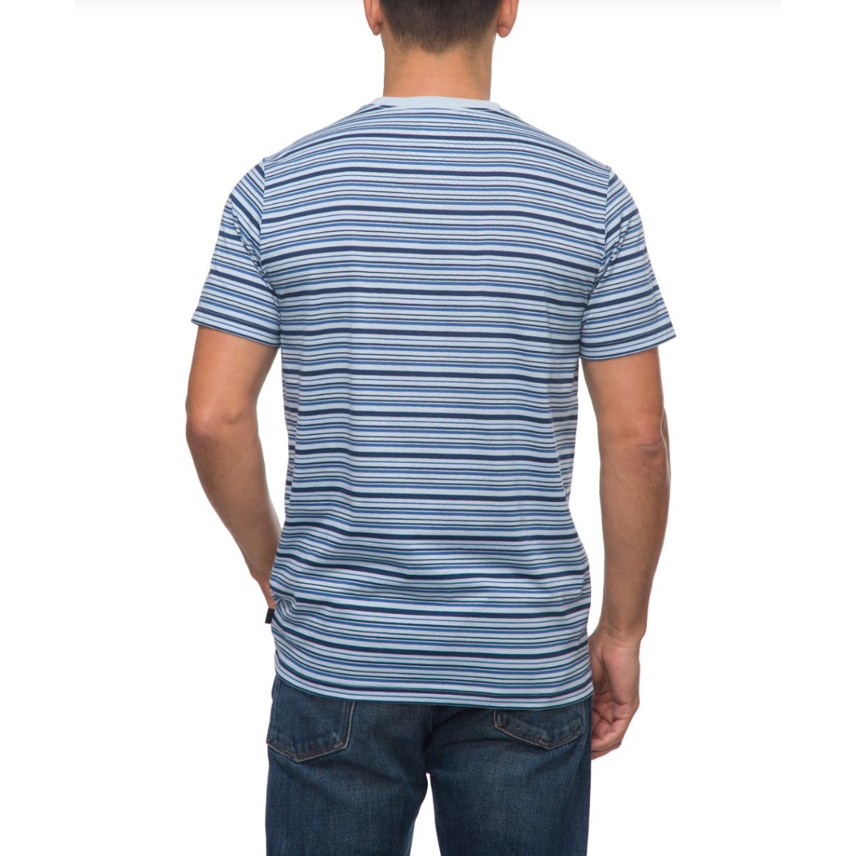 Reef Edwards Short Sleeve Men's Knit Crew in Skyway - BoardCo