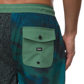 Reef Elliot Woven Short in Dark Ivy - BoardCo