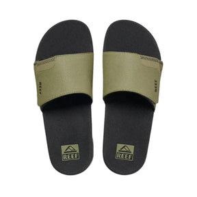 Reef Fanning Slide Olive/Gum Men's Sandal - BoardCo