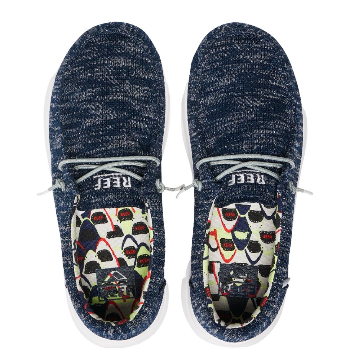 Reef Kids Cushion Coast in Navy Shark Kid's Sandal - BoardCo