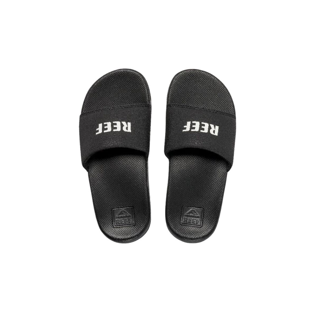 Reef Kids One Slide Reef Black/White Kids Sandal - BoardCo