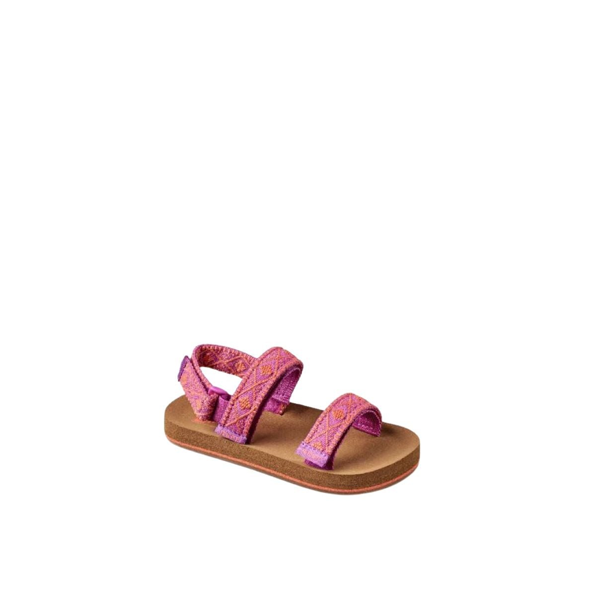 Reef Little Ahi Convertible Kids Sandals in Fuchsia Coral - BoardCo