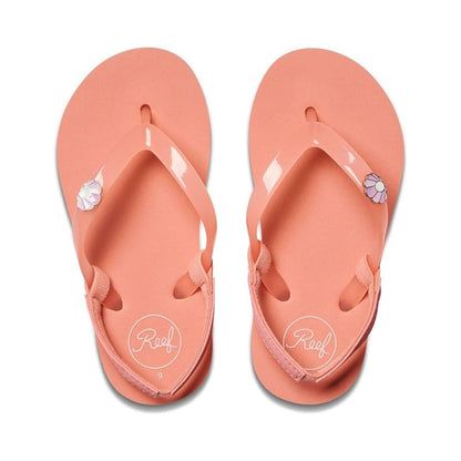 Reef Little Charming Kids Sandal in Peach Parfait - BoardCo