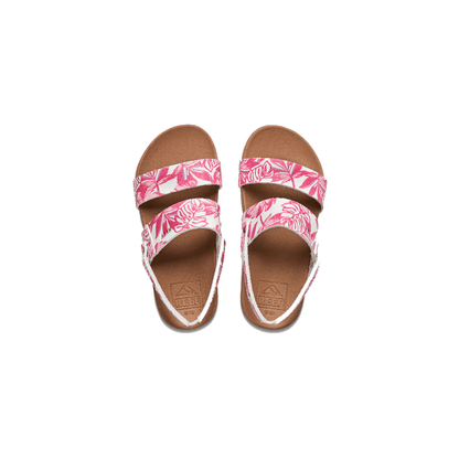 Reef Little Cushion Vista Kids Sandal in Monstera - BoardCo