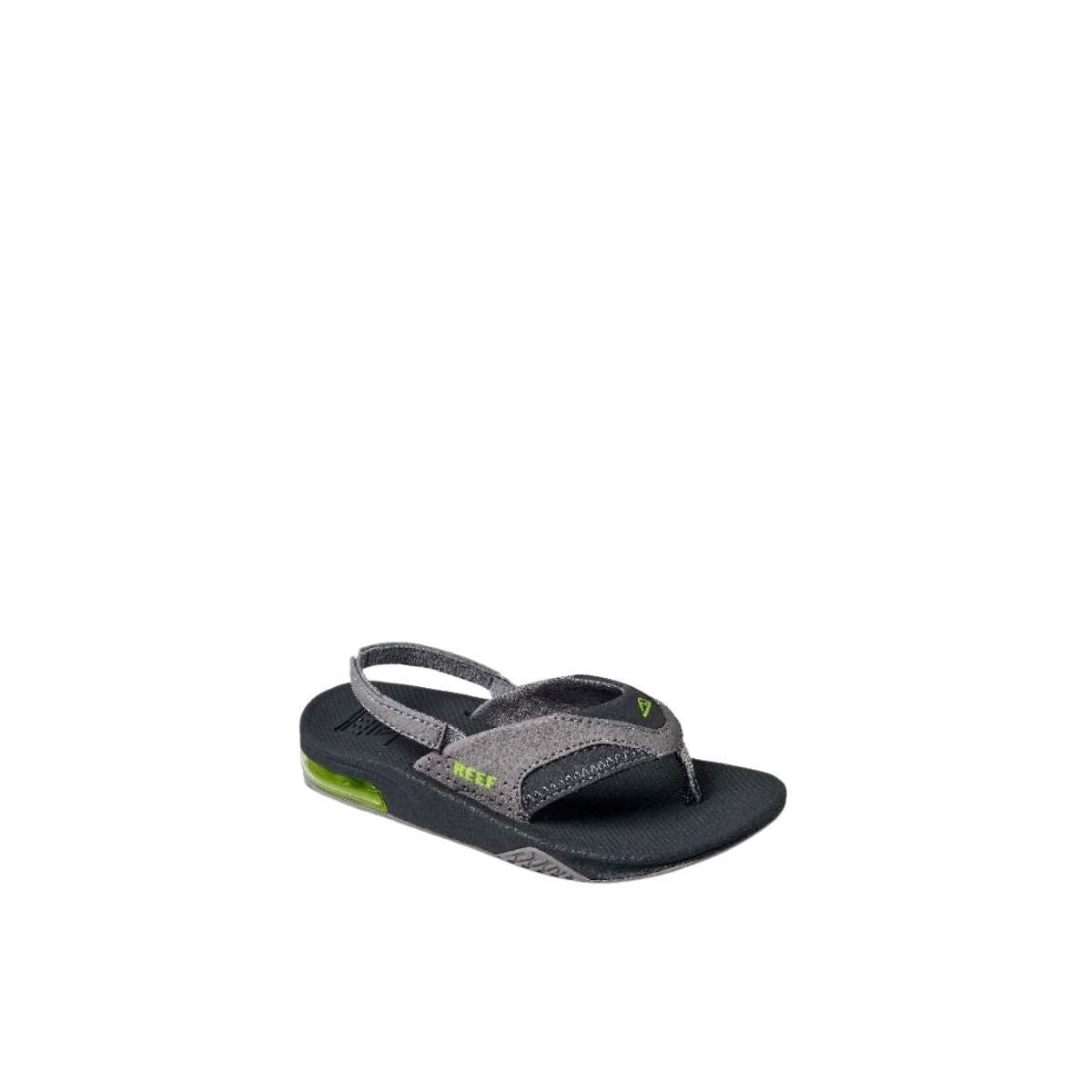 Reef Little Fanning Grey/Volt Kids Sandal - BoardCo