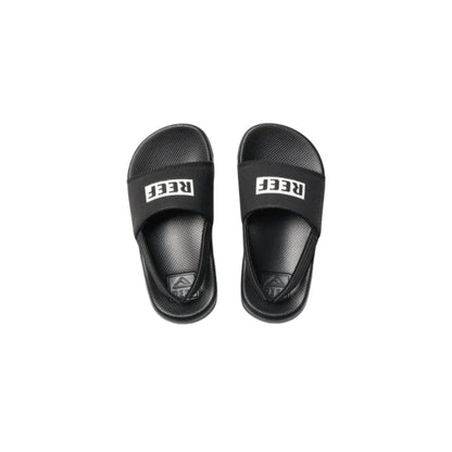 Reef Little Kids One Slide Reef Black/White Kids Sandal - BoardCo