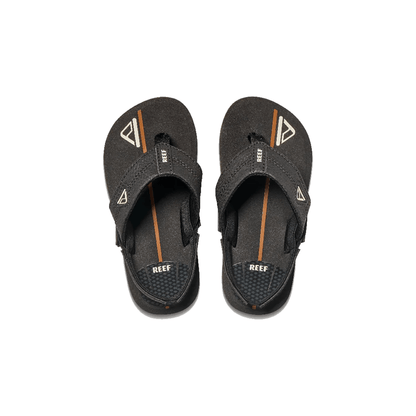 Reef Little Shaper Kids Sandal in Carbon - BoardCo