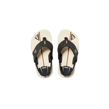 Reef Little Shaper Kids Sandal in White - BoardCo