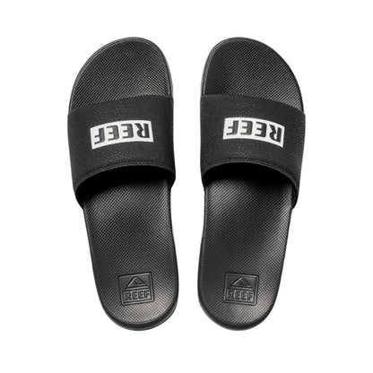 Reef One Slide Men's Sandal in Black/White - BoardCo