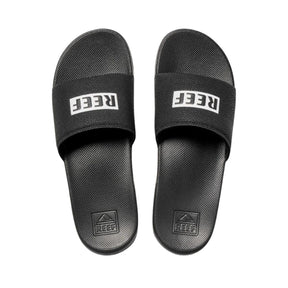 Reef One Slide Men's Sandal in Black/White - BoardCo