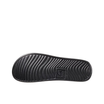 Reef One Slide Men's Sandal in Black/White - BoardCo