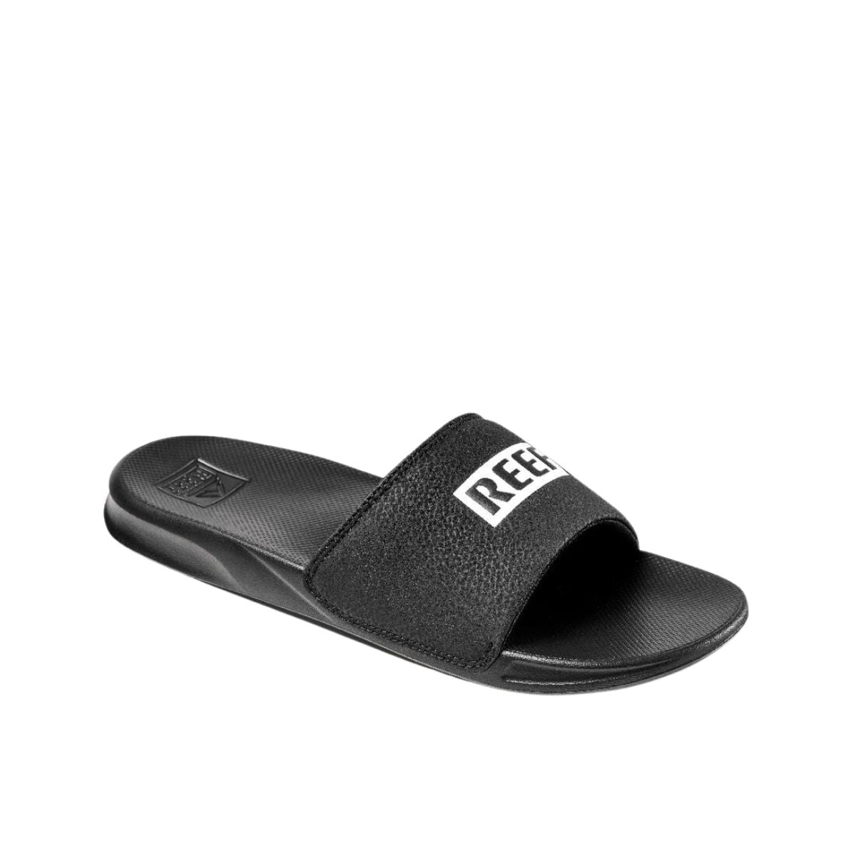 Reef One Slide Men's Sandal in Black/White - BoardCo