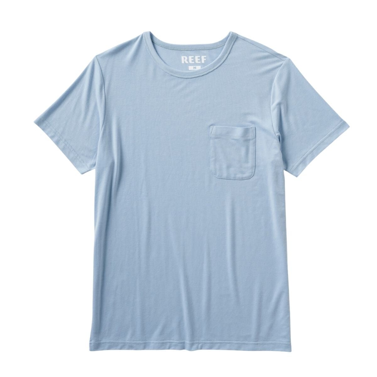 Reef Smith Men's Short Sleeve Knit in Dusty Blue - BoardCo