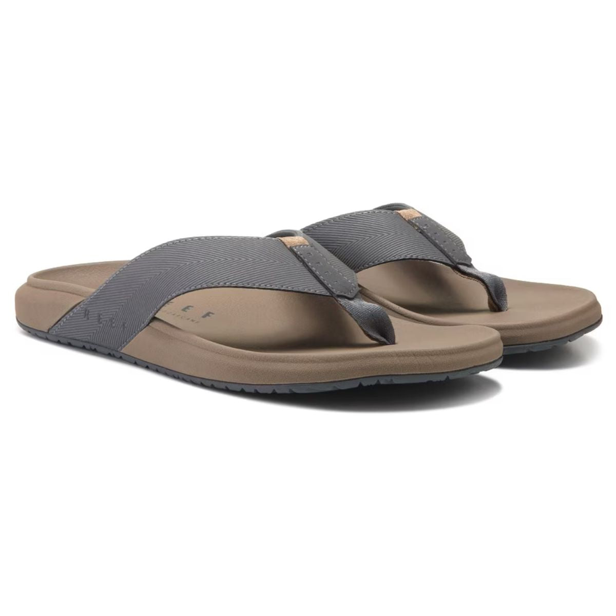 Reef Pacific Slate Sandal Comfort Flip Flop Taupe/Fossil Men\'s Size 7 Reef Beige Sandals for Men for sale | eBay main image 2