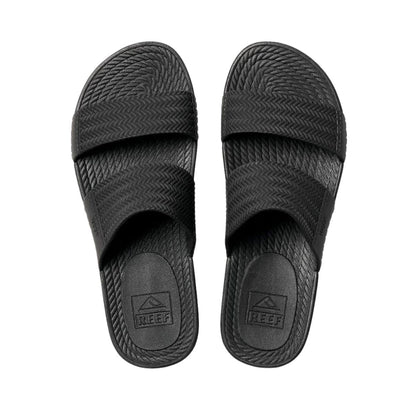 Reef Water Vista Slide Women's Sandal in Black - BoardCo