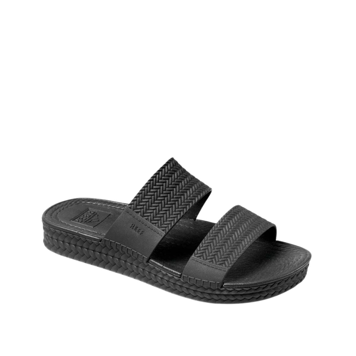 Reef Water Vista Slide Women's Sandal in Black - BoardCo