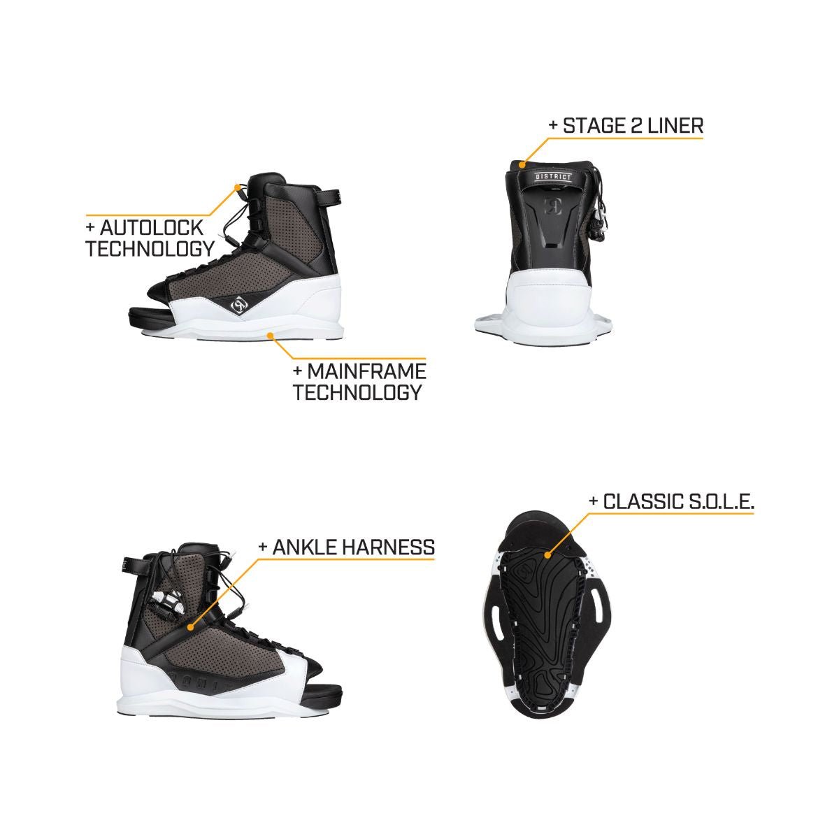Ronix District Wakeboard Bindings | BoardCo – BoardCo