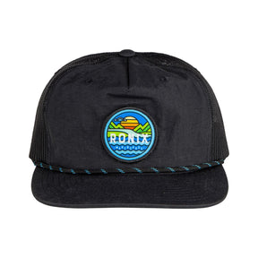 Ronix Forester Snap Back Hat in Black 2024 - BoardCo