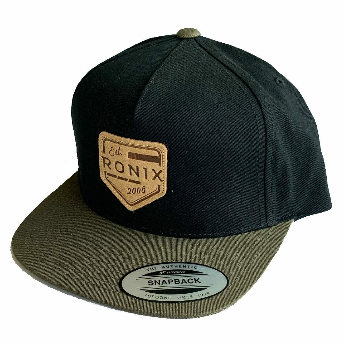 Ronix Forester Snap Back Hat in Black/Green - BoardCo
