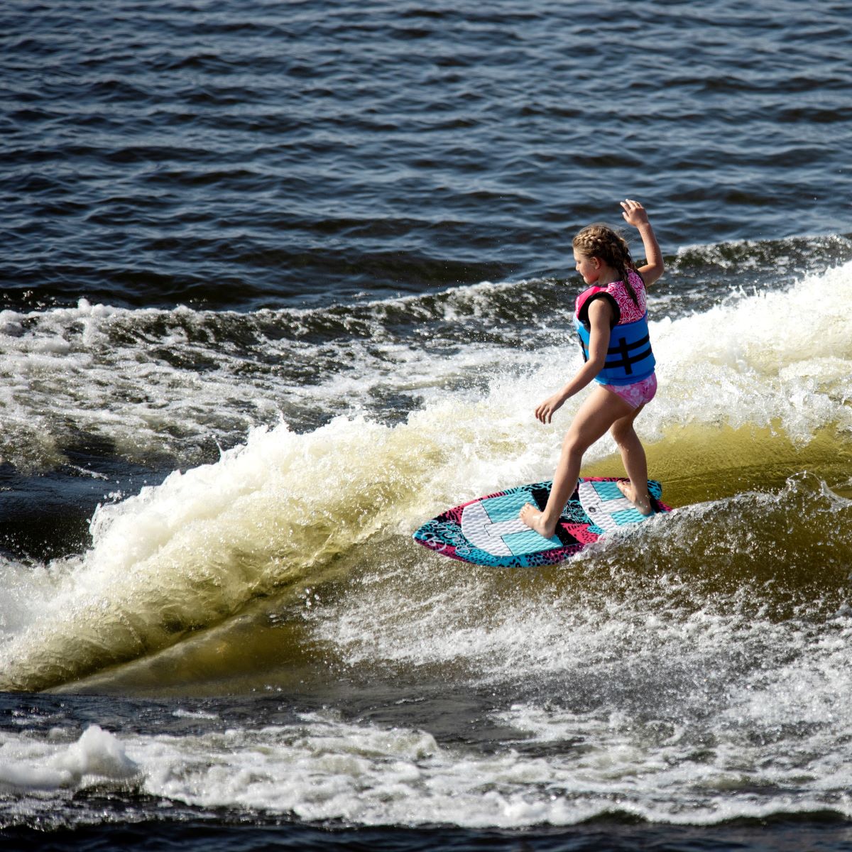 Ronix Girls Super Sonic Space Odyssey Fish Wakesurf Board 2022 - BoardCo