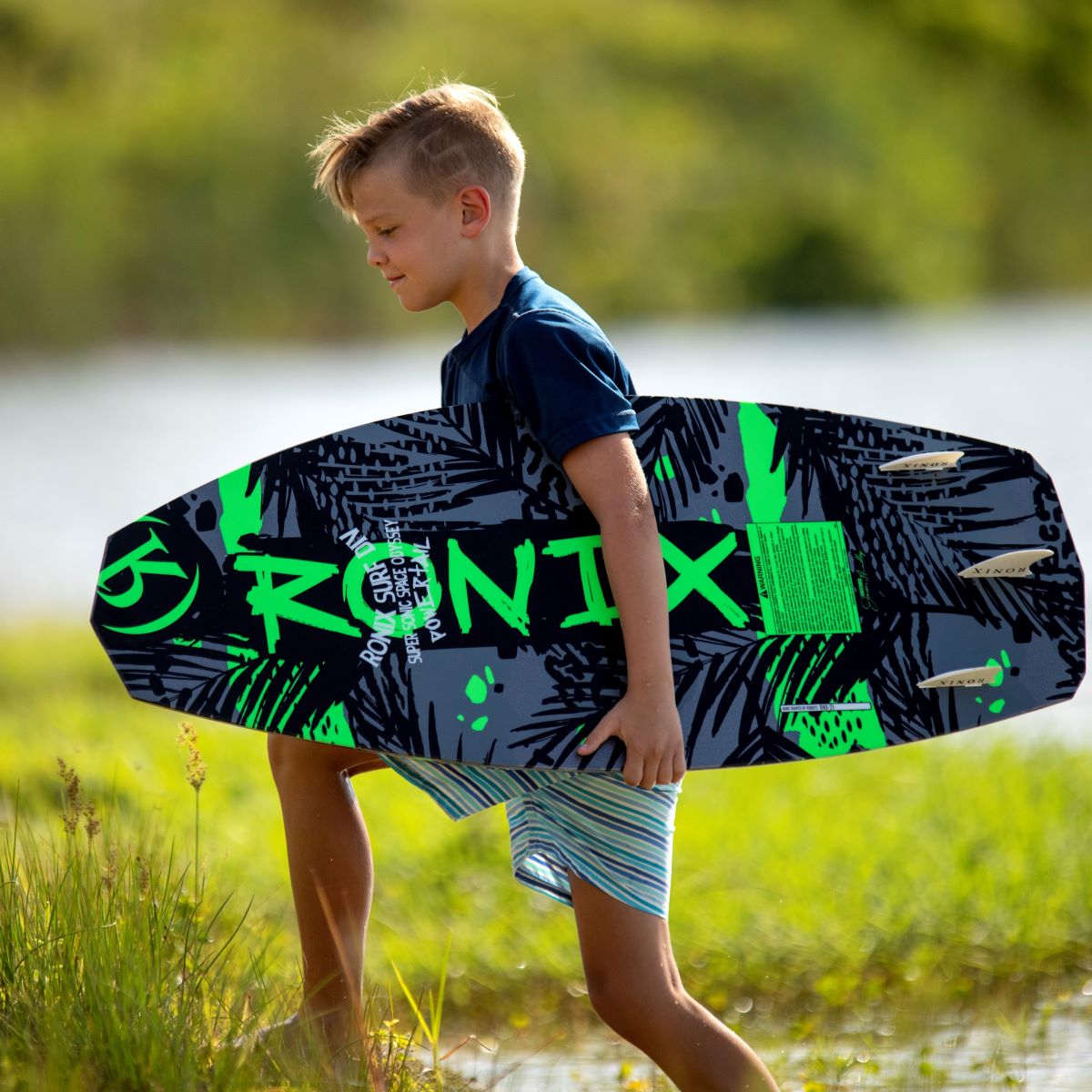 Ronix Kid's Super Sonic Space Odyssey Powertail Wakesurf Board 2022 - BoardCo
