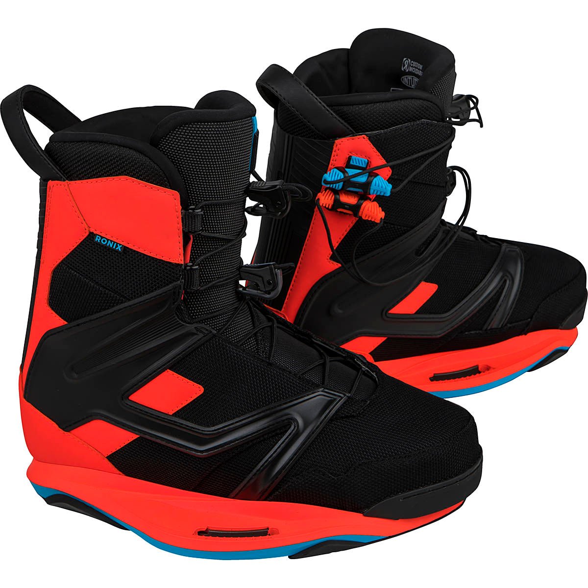 ＫＦXY-Studioロビン Ronix Kinetik Project Wakeboard Bindings Caffeinated Red/Blue 2018