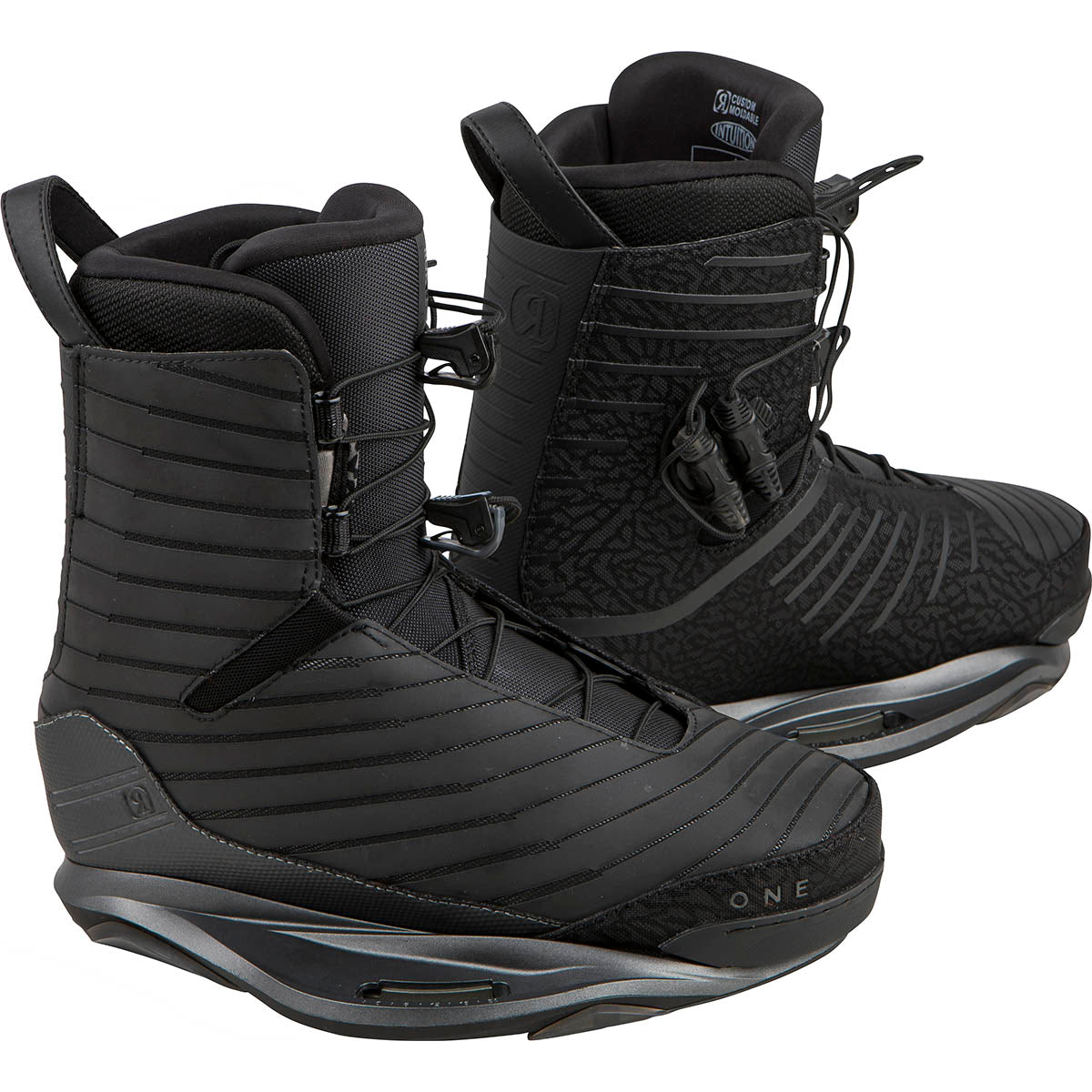 Ronix One Wakeboard Bindings Flash Blk/Titanium 2018 - BoardCo