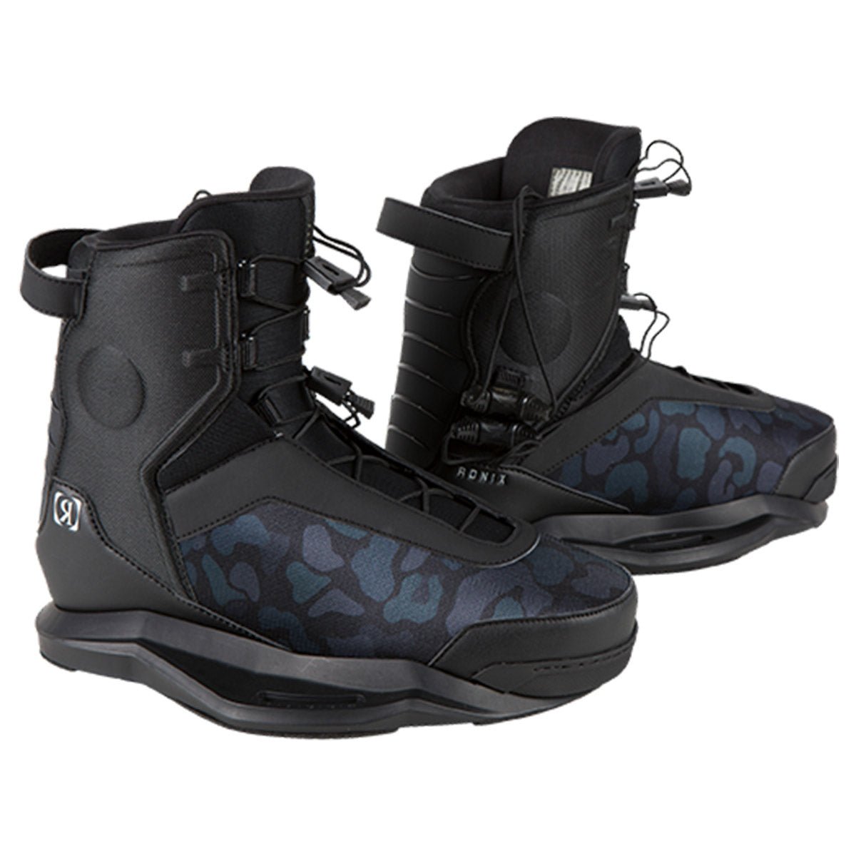 Ronix Parks Night Ops Camo Wakeboard Bindings 2021 - BoardCo