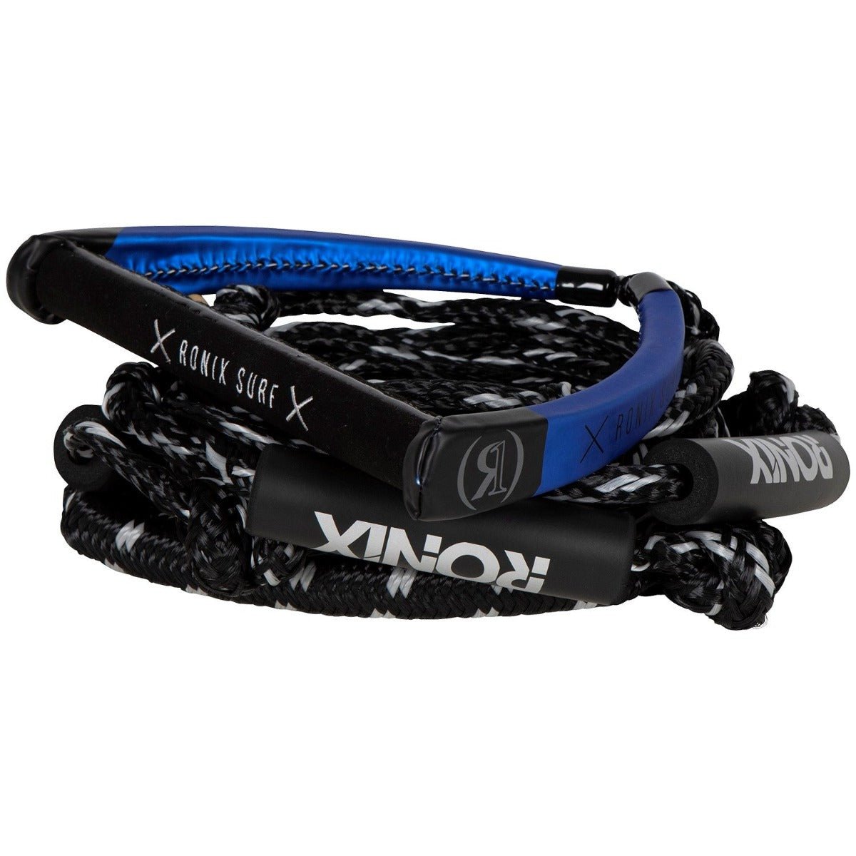 Ronix PU Syn. Bungee 25' Surf Rope w/ 11in. Handle Blue - BoardCo