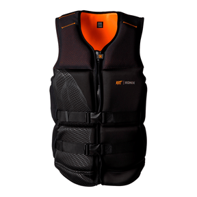 Ronix RXT Capella 3.0 CGA Life Jacket in Black / Electro Orange - BoardCo