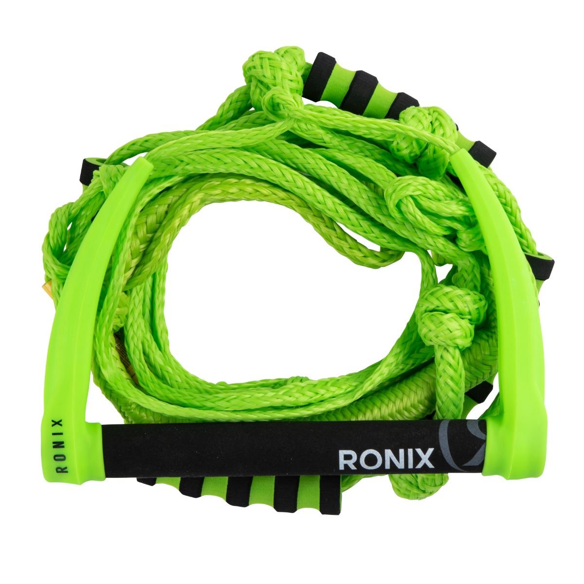 Ronix Silicone Bungee 25' Surf Rope with 11in. Handle in Volt Green - BoardCo
