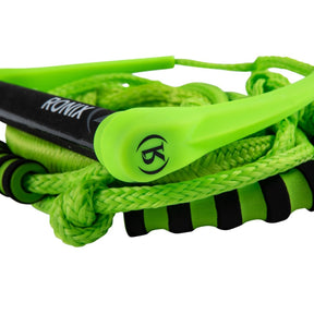 Ronix Silicone Bungee 25' Surf Rope with 11in. Handle in Volt Green - BoardCo