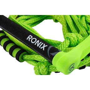 Ronix Silicone Bungee 25' Surf Rope with 11in. Handle in Volt Green - BoardCo