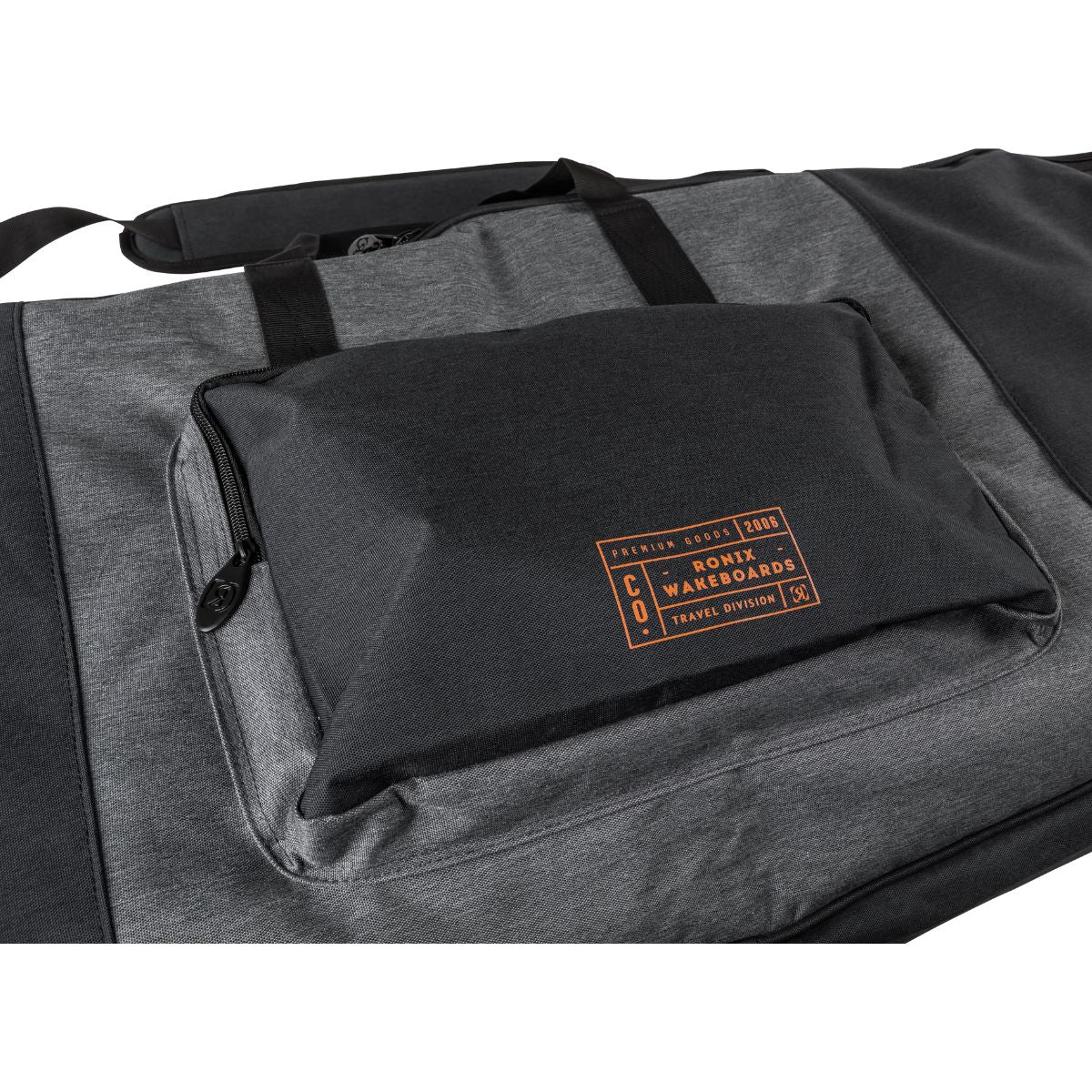 Ronix Squadron Half Padded Board Bag in Heather Charcoal/Orange - BoardCo