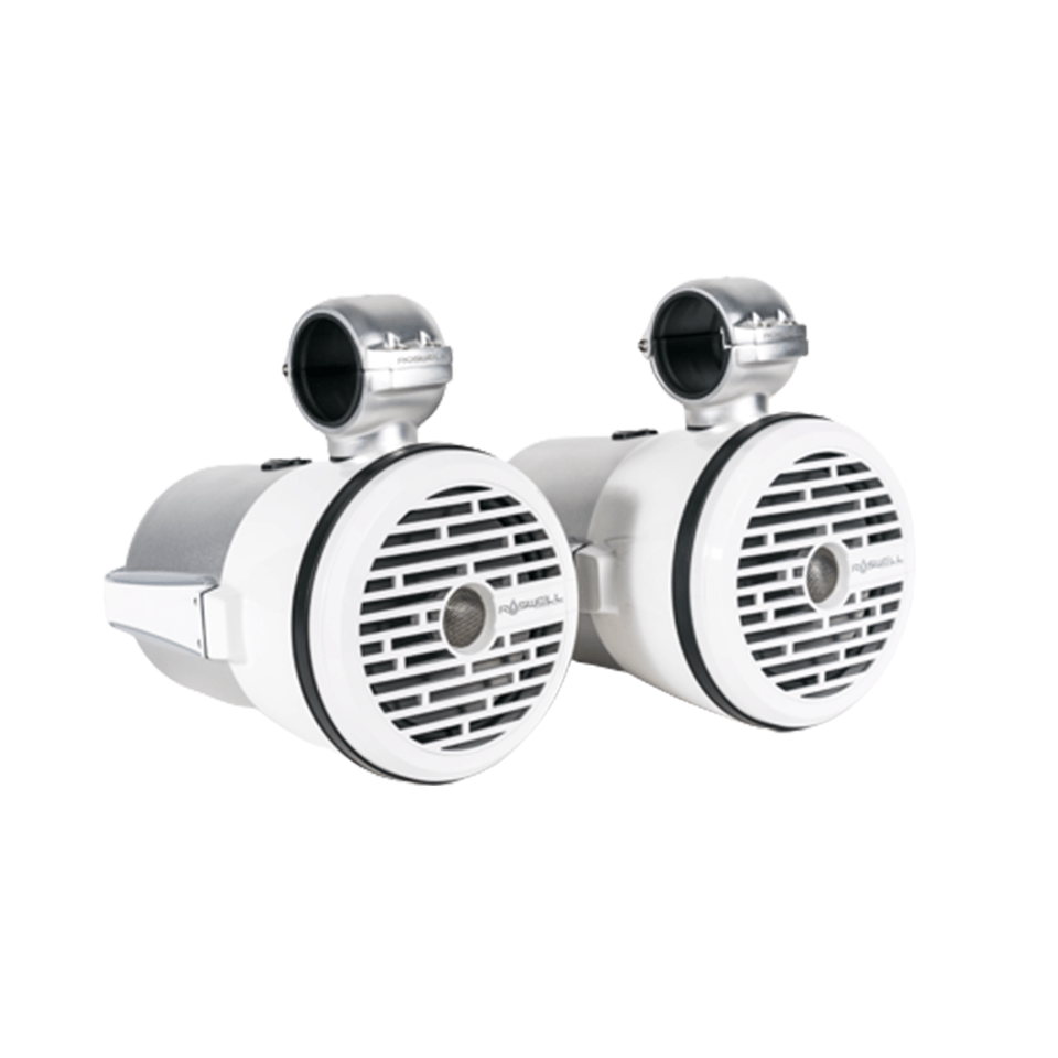 Roswell R1 8" Tower Speakers (White) - BoardCo