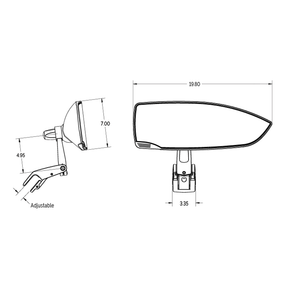 Roswell Windshield Mirror Mount Combo - BoardCo