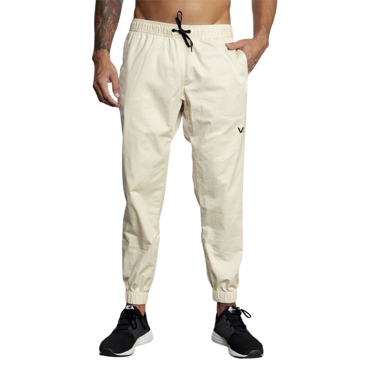 RVCA Spectrum Cuffed Pant in Bleached Sand - BoardCo