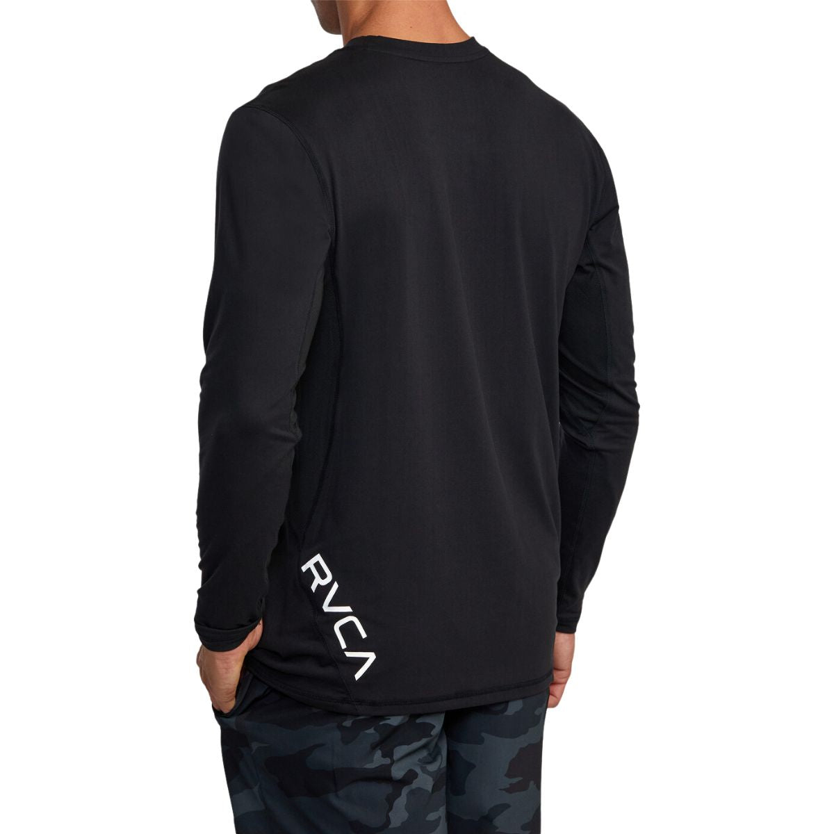 RVCA Sport Vent Long Sleeve Tee in Black - BoardCo