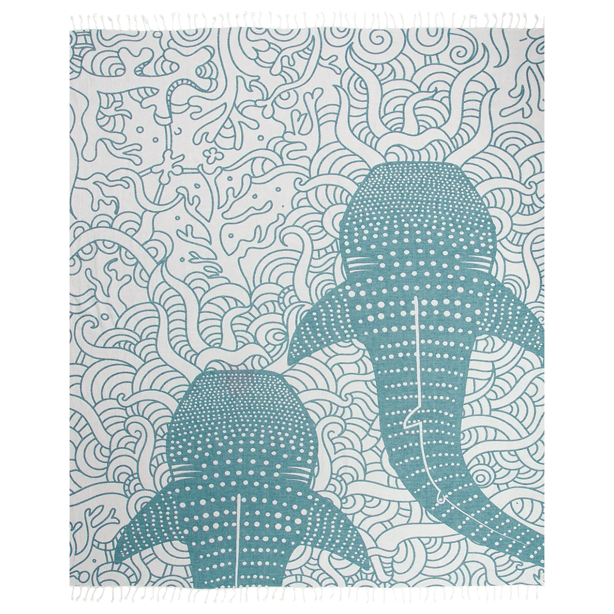 Sand Cloud Blue Whale Shark XL Towel - BoardCo