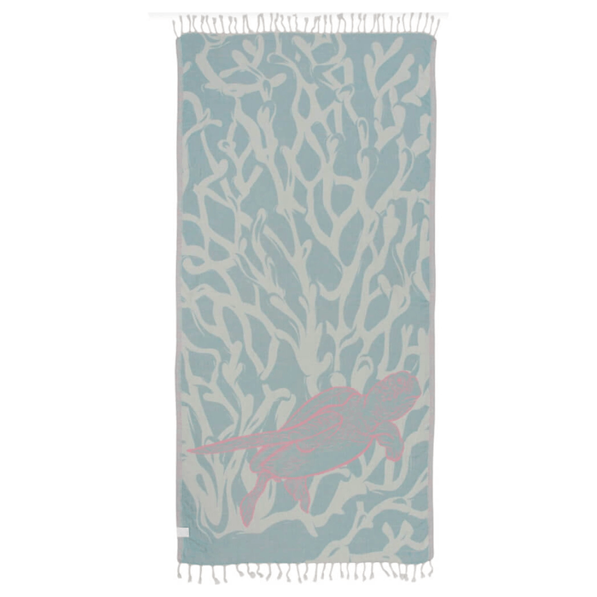 Sand Cloud Blush Coral Reef Turtle Towel - BoardCo