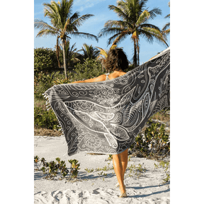 Sand Cloud Floral Dolphin Beach Towel - BoardCo