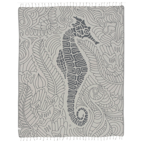 Sand Cloud Seahorse Swirl Large Beach Towel - BoardCo