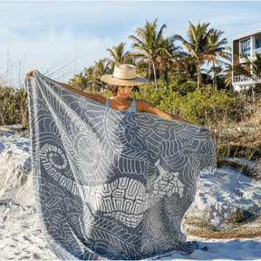 Sand Cloud Seahorse Swirl Large Beach Towel - BoardCo
