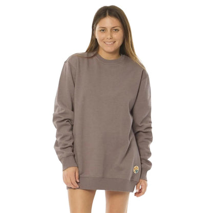 Sisstrevolution Outside Break Fleece Crew in Shark - BoardCo