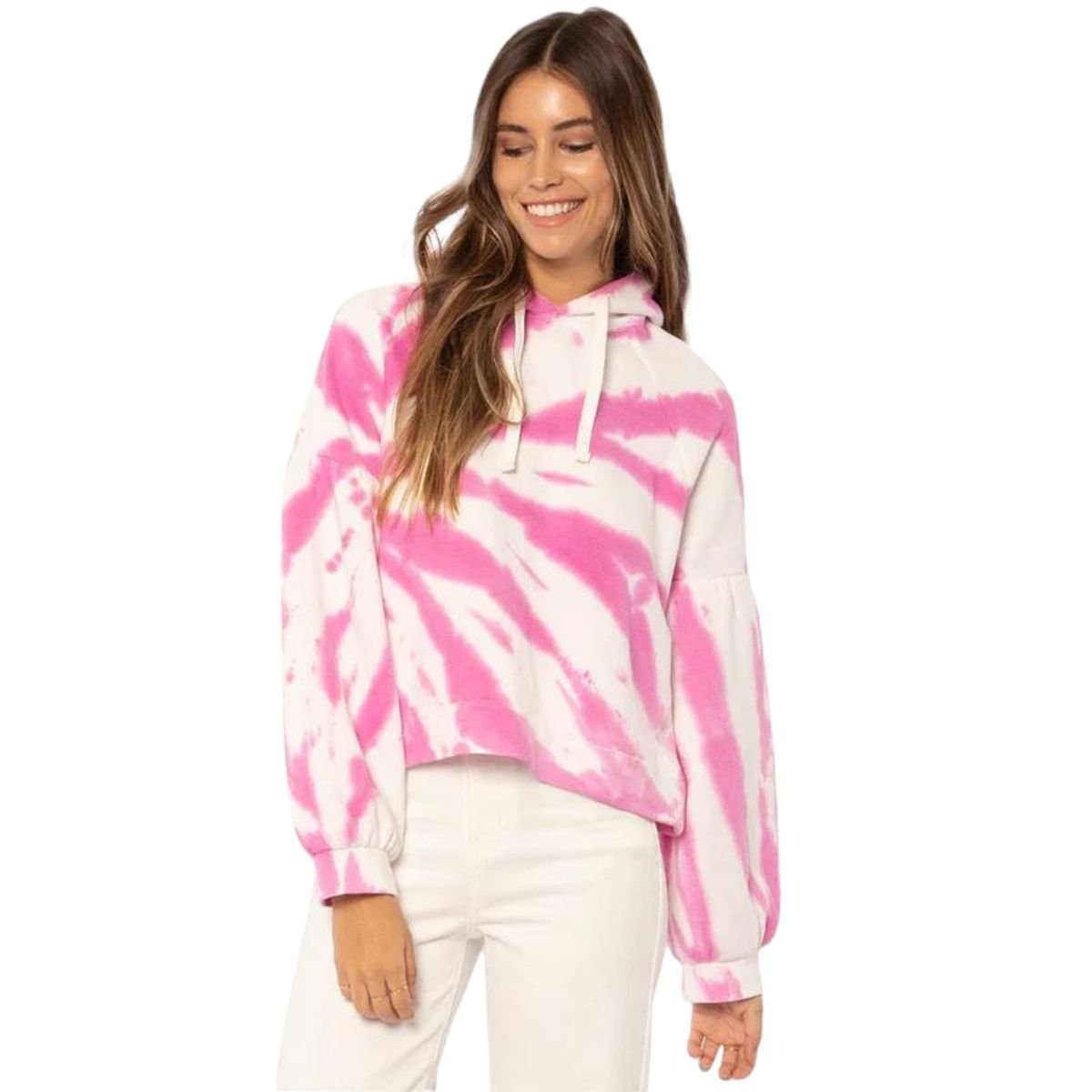 Sisstrevolution Pipeline L/S Knit Hooded Fleece in Pitaya - BoardCo